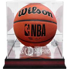 Boston Celtics Sports Fan Products Fanatics Authentic Boston 2024 Eastern Conference Champions Mahogany Basketball Display Case