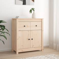 Møbler vidaXL 70 x 35 x 80 cm Massivt Fyrretræ Skænk 80x80cm