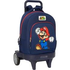 School Rucksack with Wheels World 33 X 45 X 22 cm