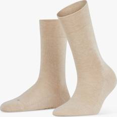 Brown - Women Socks Falke Sensitive London Cotton Rich Ankle Socks