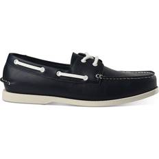 Blue - Men Boat Shoes Club Room Elliot - Navy