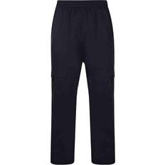 Kam Mens lightweight cargo joggers in black 7xl 8xl