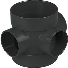 Check Valves FloPlast Ring Seal Soil Black Boss Pipe, Dia110mm L141mm