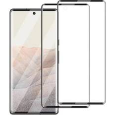 A-One Brand [2-PACK] Google Pixel 8 Härdat Glas Skärmskydd Svart TheMobileStore Google Pixel 8 tillbehör