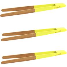 Bamboo Cooking Tongs Bamboomn Premium colored reusable kitchen Cooking Tong