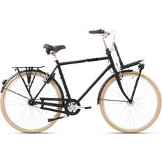 Cykelkorgar - Herr - Stadscyklar Standardcyklar Frappe FCL 400 Gent 2023 - Matte Black Herrcykel