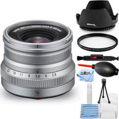 Fujifilm Silver Camera Lenses Fujifilm by: The Pixel Hub, XF 16mm f/2.8 R WR Lens Silver 16611681 7PC Accessory