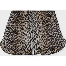 Multicolored - Women Shorts Ganni Animalier Shorts