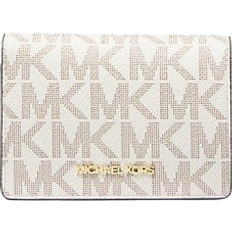 Michael Kors Jet Set Medium Signature Logo Wallet - Natural
