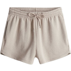 Beige - Damen Shorts H&M Sweat Shorts - Hell Beige