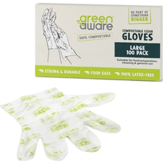 Arbejdstøj & Udstyr GreenAware Compostable Disposable Gloves 100-pack