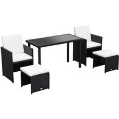 Outdoor Lounge Sets on sale OutSunny 5 Pieces Outdoor Lounge Set, Table incl. 4 Sofas