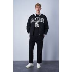 Champion Donna Giubbotti Champion Giacca Bomber Full-Zip Big Logo Nero Uomo