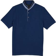 Bugatti Herren Polo-Shirt blau Baumwoll-Piqué