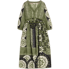 White Stuff Jenna Midi Dress - Green/Multi