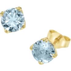 Topas Ohrringe Luigi Merano Stud Earrings - Gold/Topaz