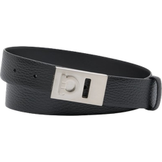 Leather - Men Clothing Ferragamo Fixed Belt - Black