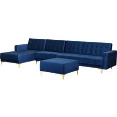 Beliani Modular Right Hand L-Shaped Bed Sofa