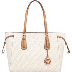 Michael Kors Voyager Medium Logo Tote Bag - Vanilla