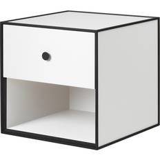 Audo Copenhagen Sengebord Audo Copenhagen Frame 35 Med 1 Skuffe Sengebord 35.1x35.1cm