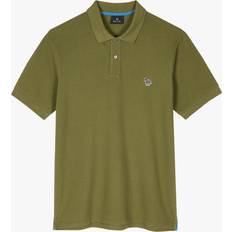 Green - Men Polo Shirts Paul Smith Regular Fit Short Sleeve Polo Zebra Shirt