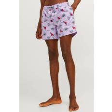 Men - Purple Swimwear Jack & Jones Regular Fit Swim Short