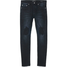 L35 Jeans Purple Men's P002 Blowout Jeans - Black Wash