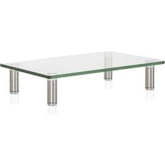 Transparent Writing Desks Fitueyes Monitor Stand Transparent Writing Desk