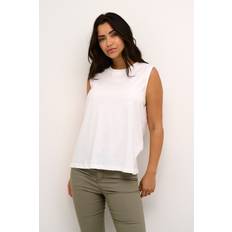 3XL Blusas Kaffe Camiseta - Blanco