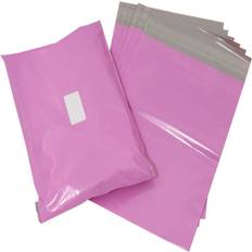 Pink Mailers Ukpsoltd 20 Large Pink 19 x 29" Plastic Mailing Postal Bags Packaging Shipping Mailers