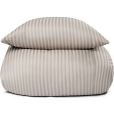 Borg Living Bomuldssatin Dynebetræk Borg Living 323-2 Dynebetræk Beige (220x140cm)