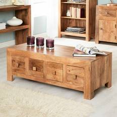 Indian Hub Toko 8-Drawer Coffee Table