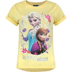 Disney Short Sleeved T-Shirt Girls Yellow