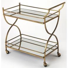 Yellow Trolley Tables Birch Lane™ Vaughan Bar Cart Trolley Table