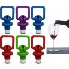 With Handles Bottle Stoppers ATB Keep Fresh Saver Silicone Plug Bottle Stopper 6