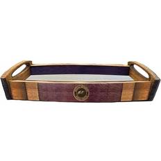 Purple Serving Platters & Trays Jardine Niagara Purple Eagles Barrel Stave Serving Tray