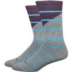 Defeet Wooleator Comp Mondo 7" Socks Tieon Lead/Purple