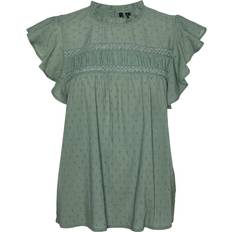 Trine Vero Moda Trine Top - Green/Hedge Green