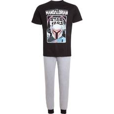 Disney Sleepwear Disney Mens mandalorian pyjamas boba fett pjs teens t-shirt loungepants star wars set