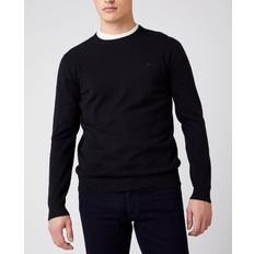 Wrangler Men Jumpers Wrangler Knit Crew Neck Jumper Black