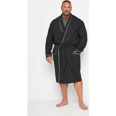 Grey - Men Robes BadRhino Big & tall mens jersey robe