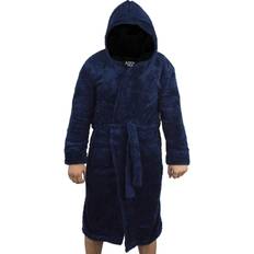 Blue - Unisex Robes A2Z XL, Navy Adults Bathrobe Dressing Gown Ladies Gents Gift Blue