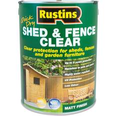 Rustins Quick Dry Shed & Fence Clear Wood Protection 5L