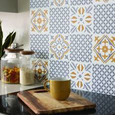d-c-fix Jamila Gold Sticky Back Vinyl Wall Tile 18 Pack
