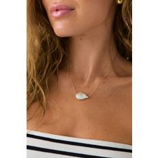 Halskjeder Gina Tricot Natural pearl necklace Halskette- White ONESIZE- Female