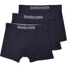 Lambretta Men's Underwear Lambretta mens pack elasticated underwear boxer shorts gift set black