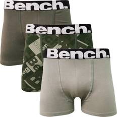 Bench mens emmott pack elasticated underwear boxers boxer shorts assorted