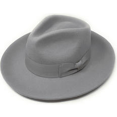 Cotsworld Wool Fedora Hat Rollright - Light Grey
