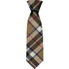 Men - White Ties iLuv Clan tie thomson camel modern tartan pure wool scottish handmade necktie
