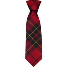 Red Ties iLuv Gents Neck Tie Brodie Red Modern Tartan Lightweight Scottish Clan Tie
